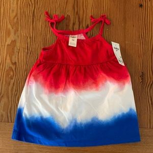 Oshkosh Red white and blue dress